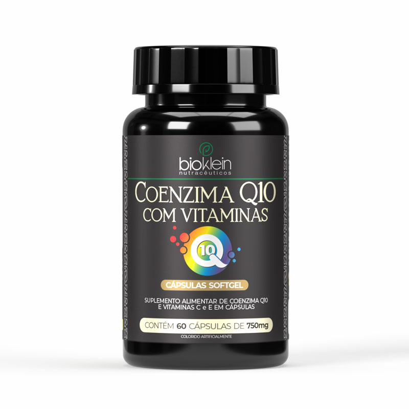 COENZIMA Q10 COM VITAMINAS - 60 Cápsulas Oleosas de 750mg