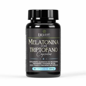 MELATONINA COM TRIPTOFANO - 60 Cápsulas de 430mg