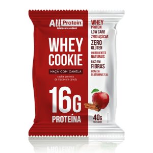 Whey Cookie de Maçã com Canela All Protein de 40g