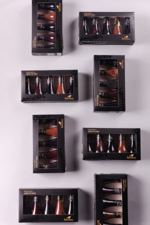 Kit com 5 Miniaturas de MOLHOS de 60ml cada