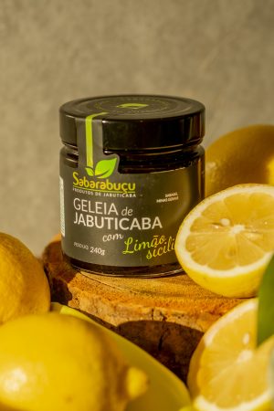 Geleia de Jabuticaba com LIMÃO SICILIANO de 240g